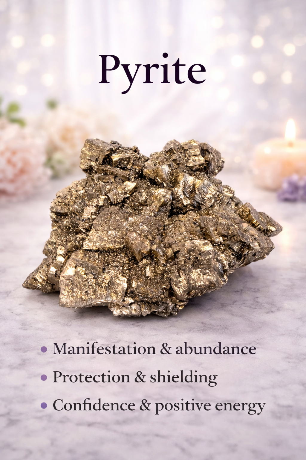 Pyrite crystal