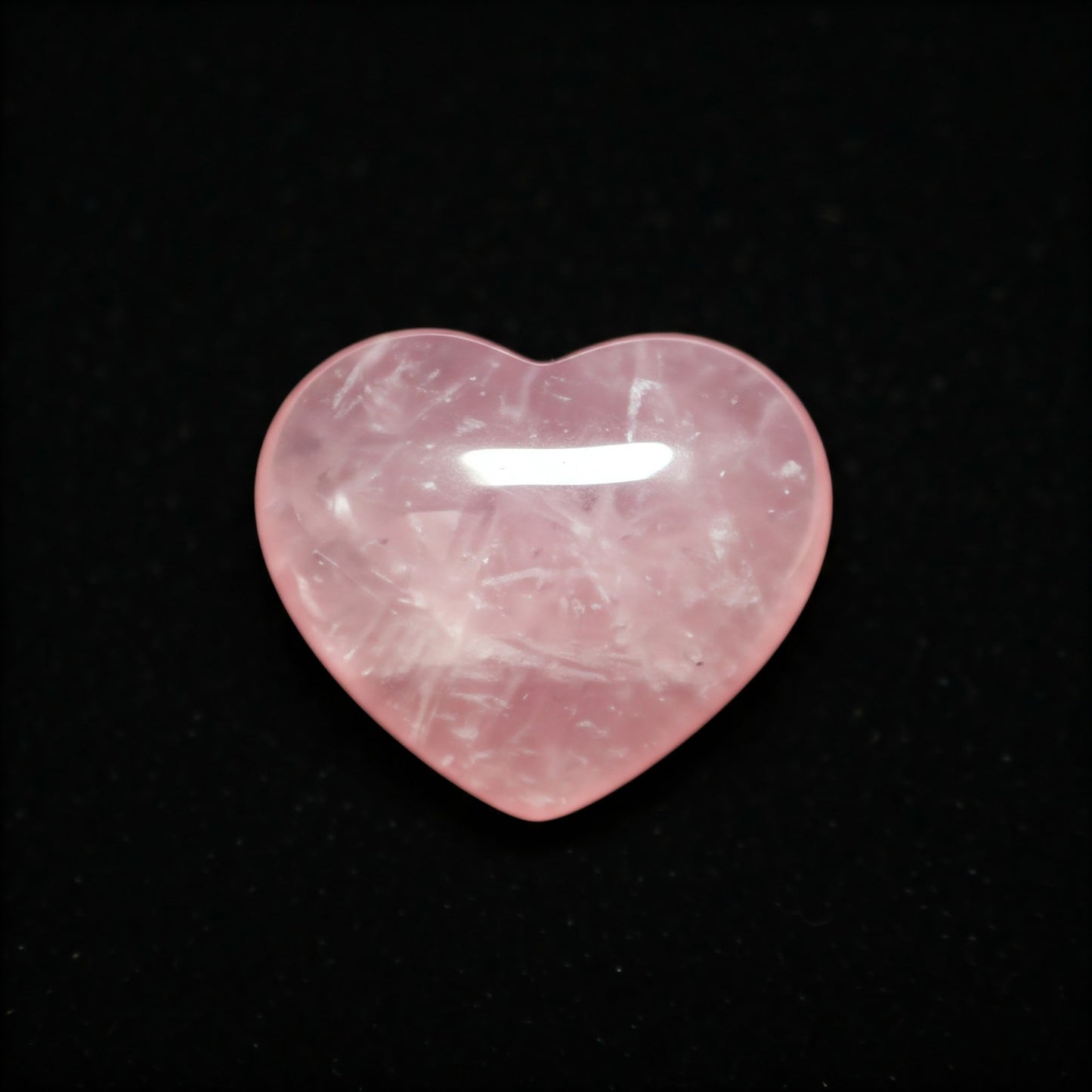 Rose Quartz Heart Stones