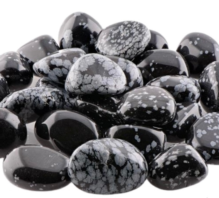 Obsidian Snowflakes